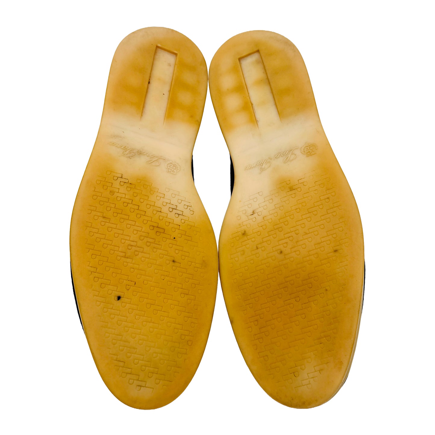 Outsole Image of Loro Piana Summer Walk Black Loafers (Size 42) H18068