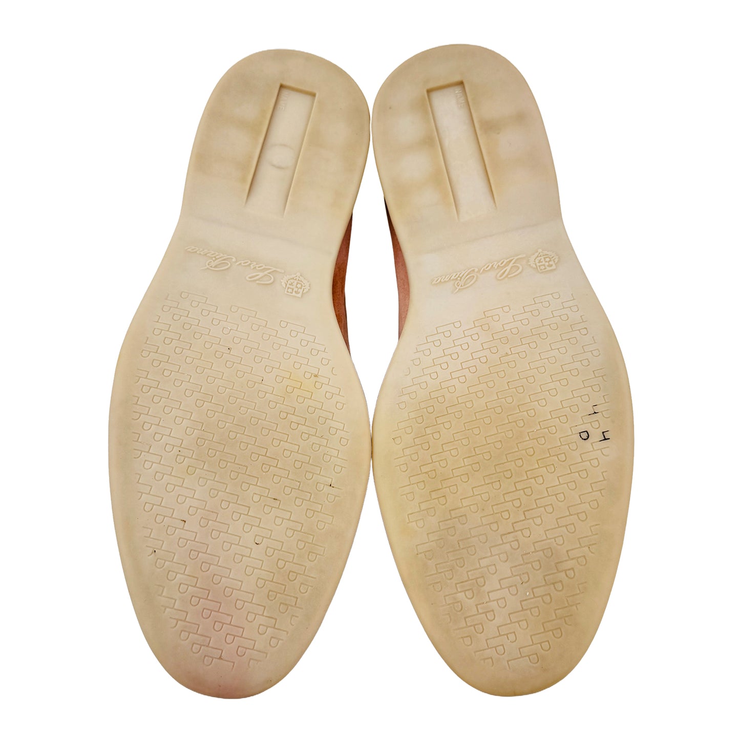 Outsole image of Loro Piana Women's Summer Walk Charms Pink Loafers (Size 39)