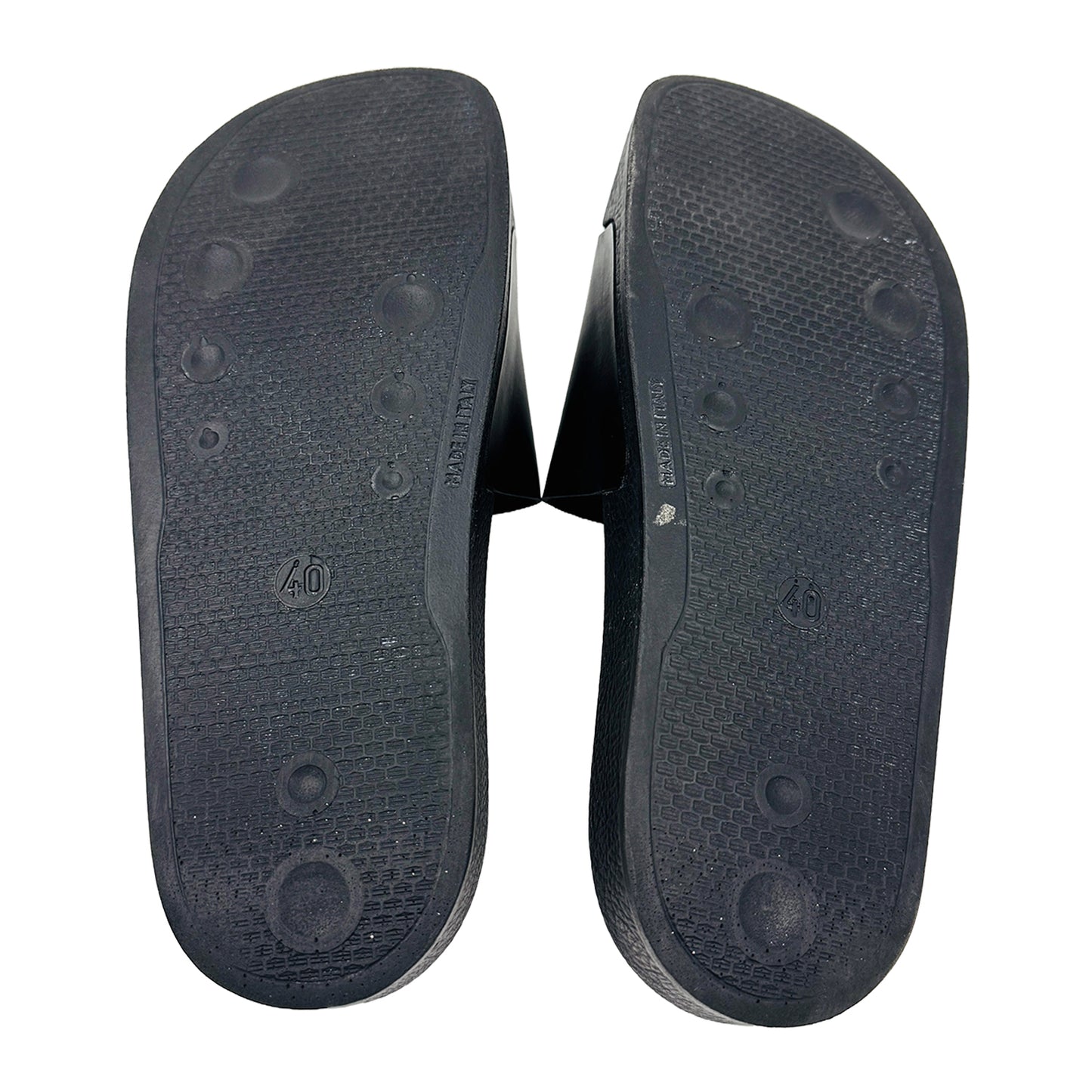 Outsole image of Off-White Black Logo Slides (Size 40/41) OMIC001R21MAT0011045