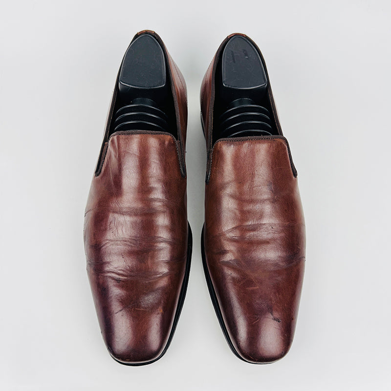 Russell & Bromley Men's London Brown Dress Shoes (Size 43)