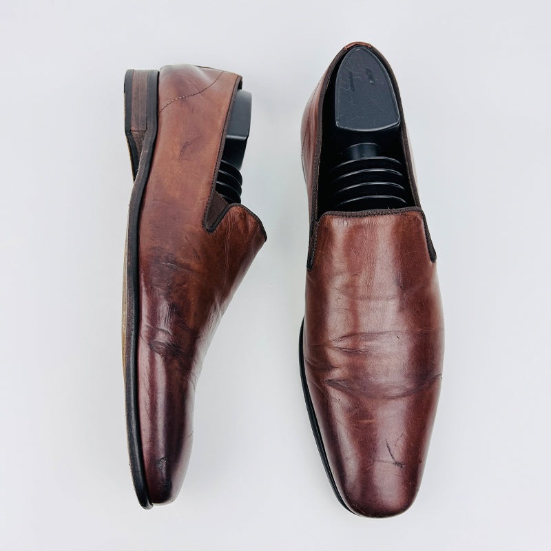 Russell & Bromley Men's London Brown Dress Shoes (Size 43)