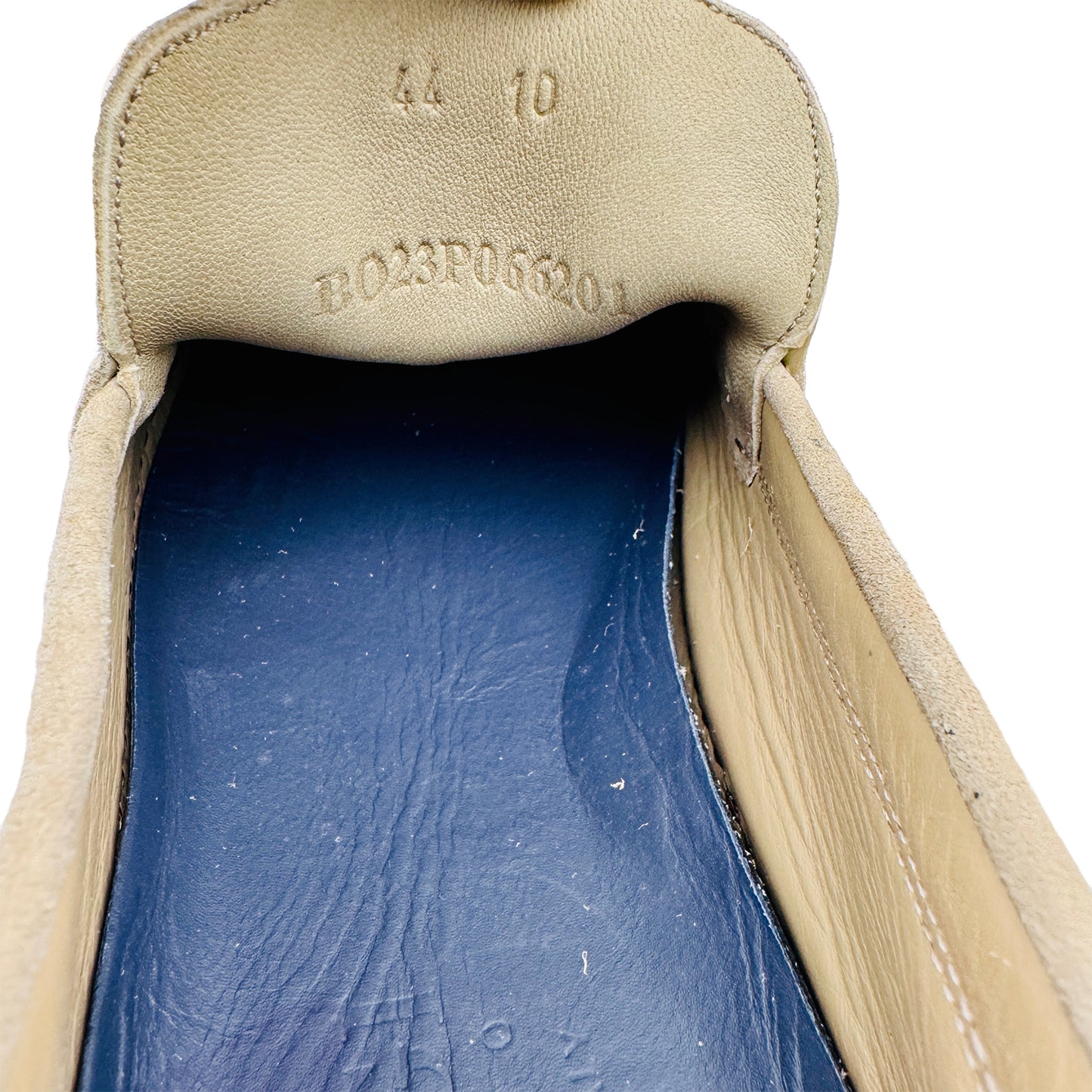 Size image of Boggi Milano Men's Beige Stratus Suede Loafers
