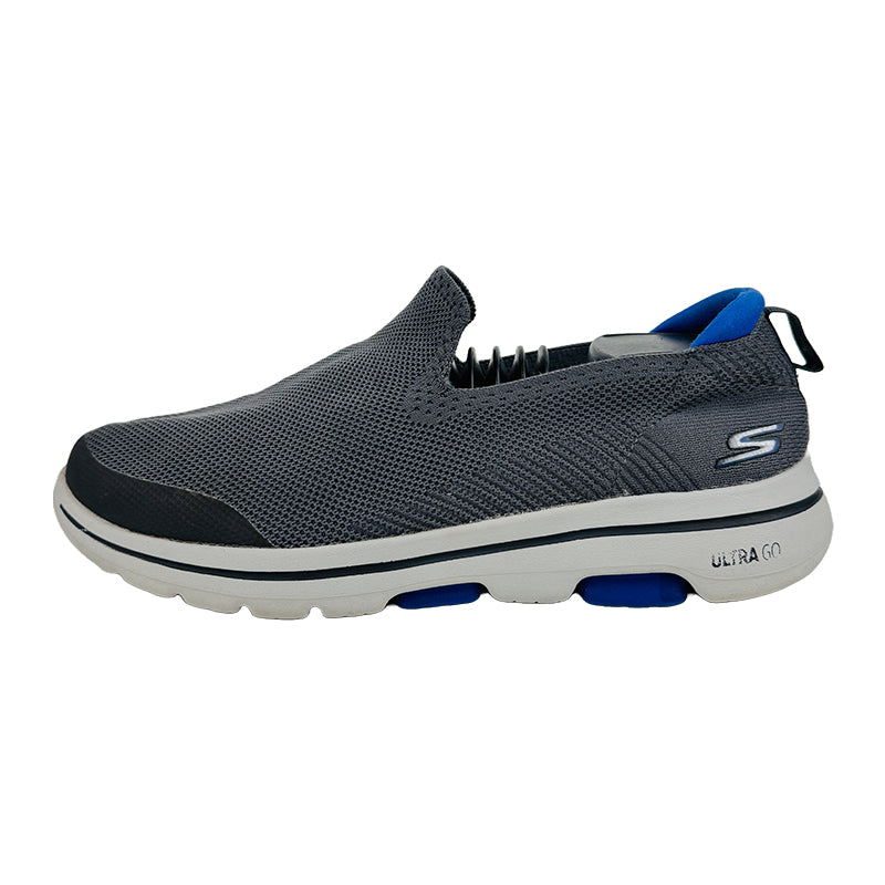 Skechers Men’s Go Walk 5 Slip On Gray Shoes (Size 45/45.5) - 55500 CHAR