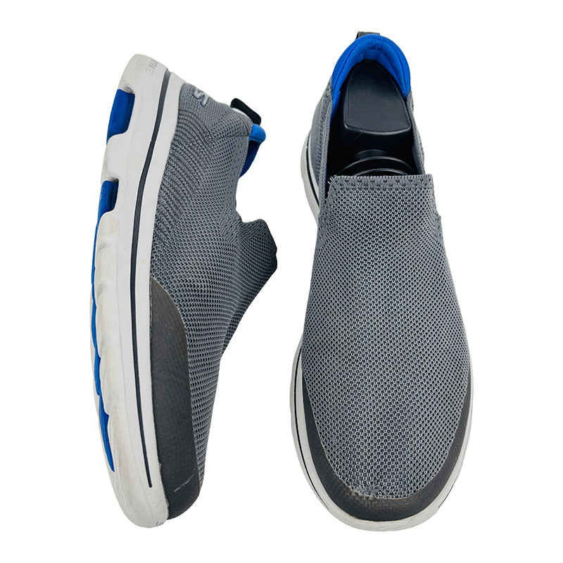 Skechers Men’s Go Walk 5 Slip On Gray Shoes (Size 45/45.5) - 55500 CHAR