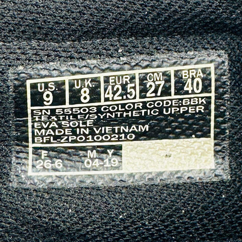 Skechers Men’s Go Walk 5 Sparrow Black Shoes (Size 42.5) - 55503 BBK