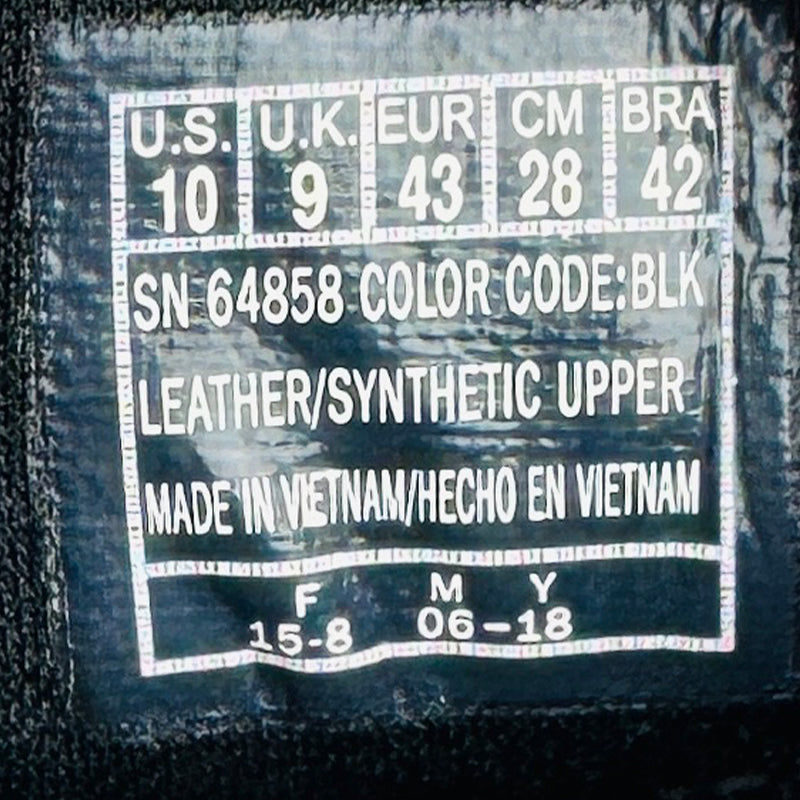 Skechers Men’s Relaxed Fit Harper-Forde Black Shoes (Size 43) - 64858 BLK