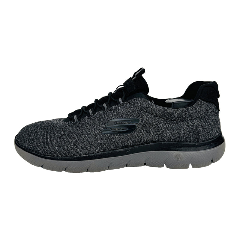 Skechers Men's Summits Forton Gray/Black Shoes (Size 44) 52813