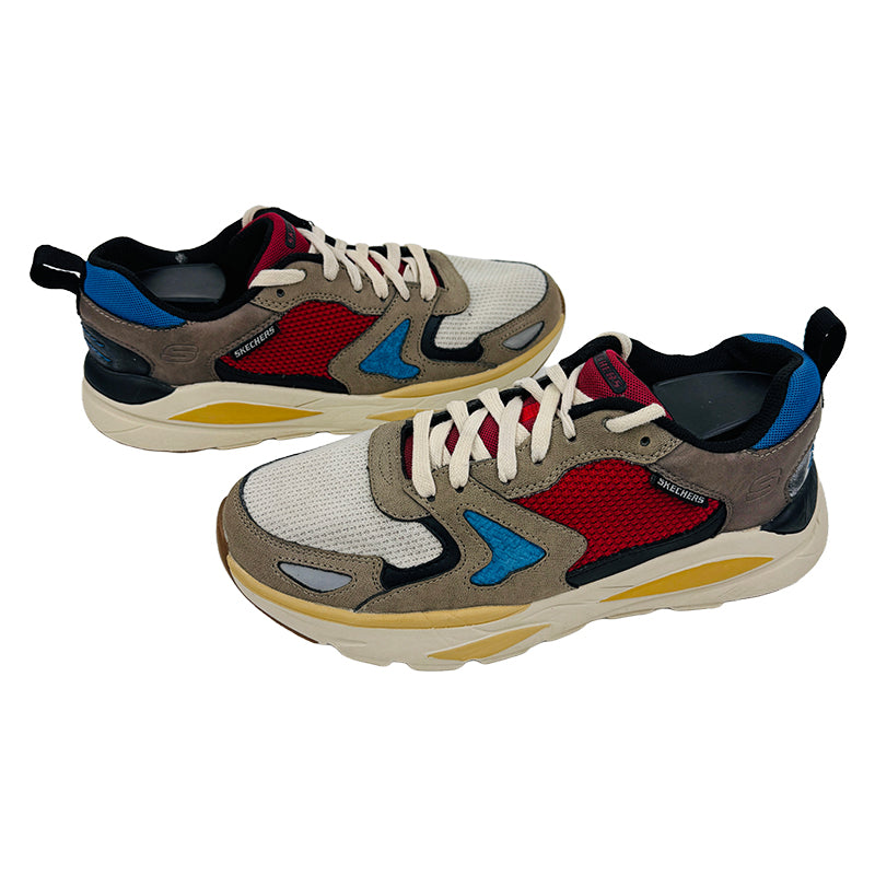 Skechers Men’s Verrado Brogen Multicolor Shoes (Size 42) - 66020 BRBK