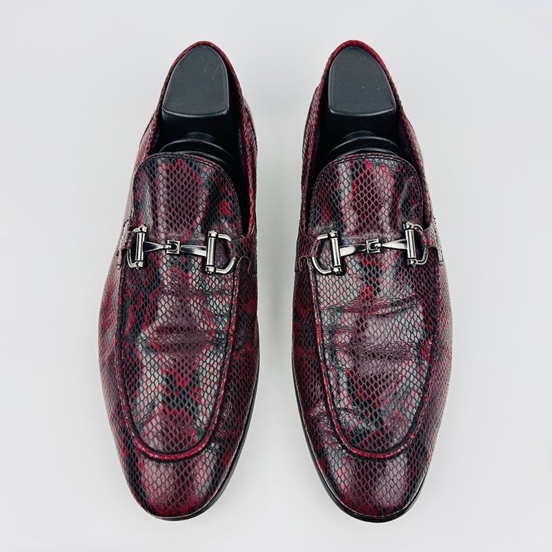 Steve Madden Men's Red Leather Dress Shoes (Size 44)