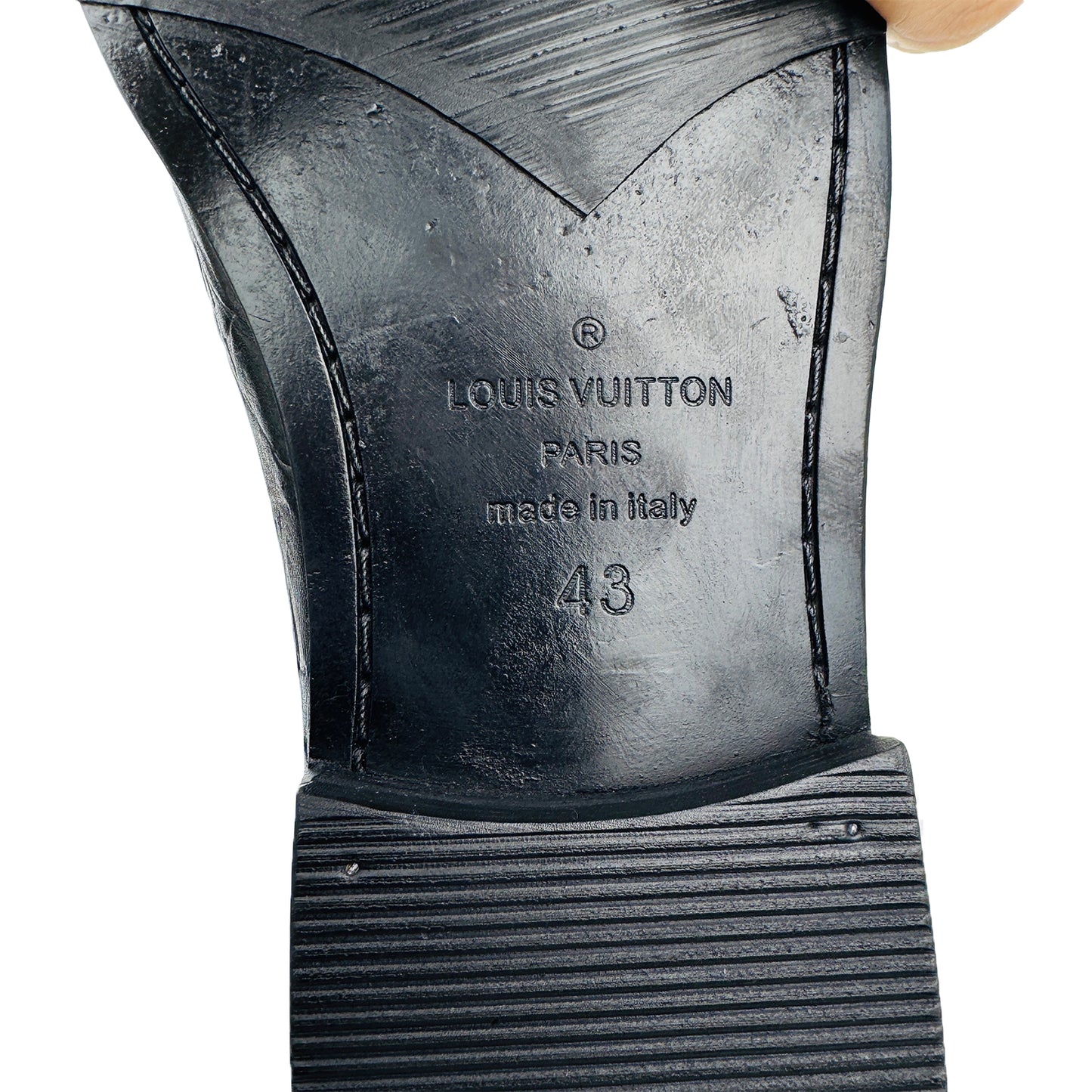 Tag image of Louis Vuitton Men's Black Major Loafers