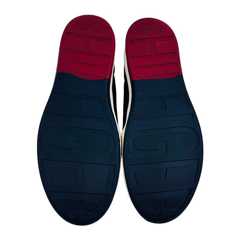 Tommy Hilfiger Men’s Retro Tennis Navy Blue Shoes (Size 43) - FM0FM02376