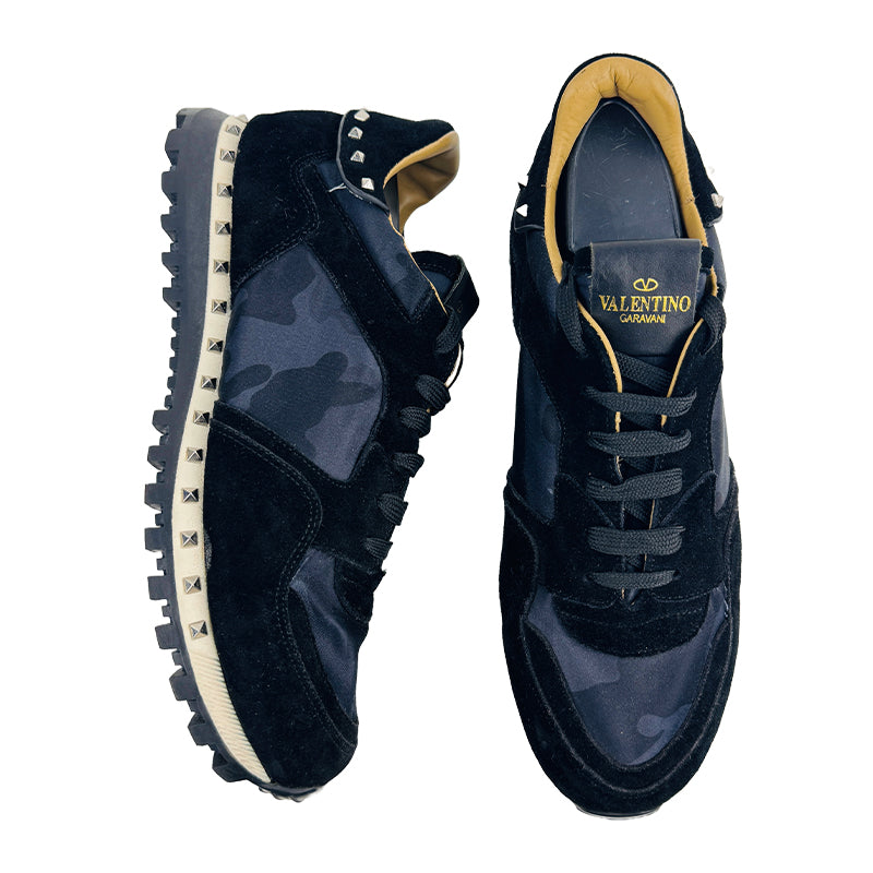 Valentino Men’s Gravani RockStud Black Shoes (Size 42) - TL952YD