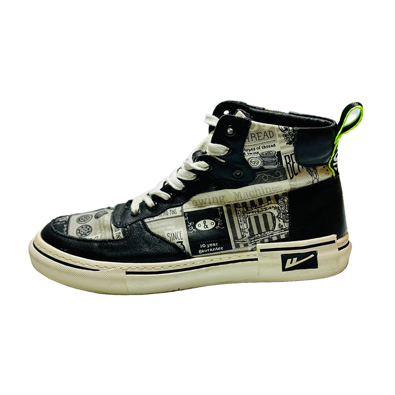 Warrior High Ankle Leather Sneaker Shoes