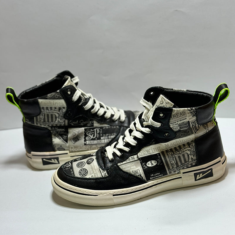 Warrior High Ankle Leather Sneaker Shoes