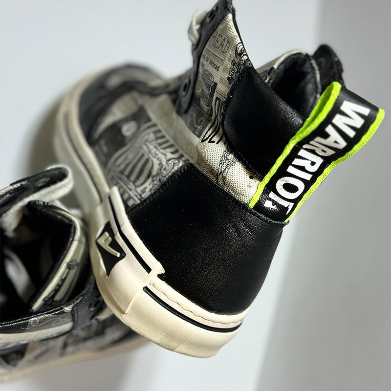 Warrior High Ankle Leather Sneaker Shoes