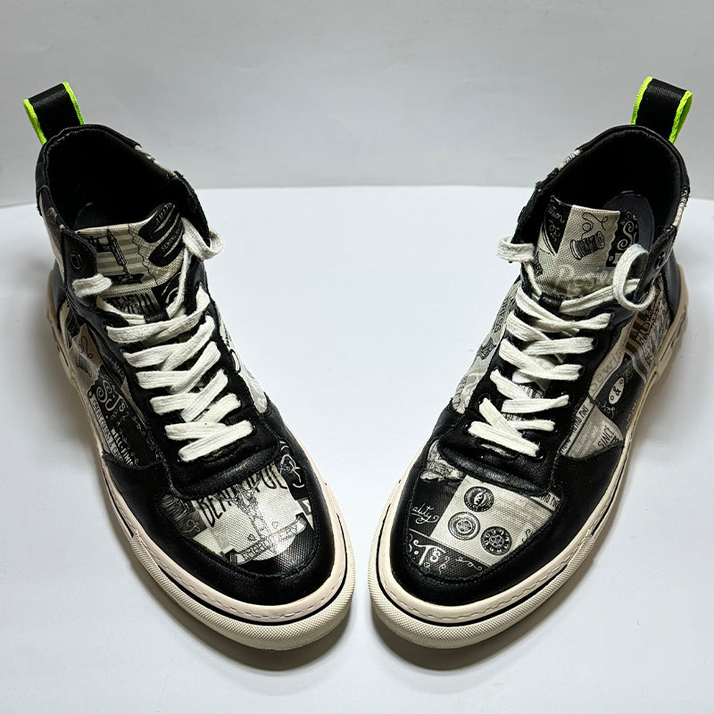 Warrior High Ankle Leather Sneaker Shoes