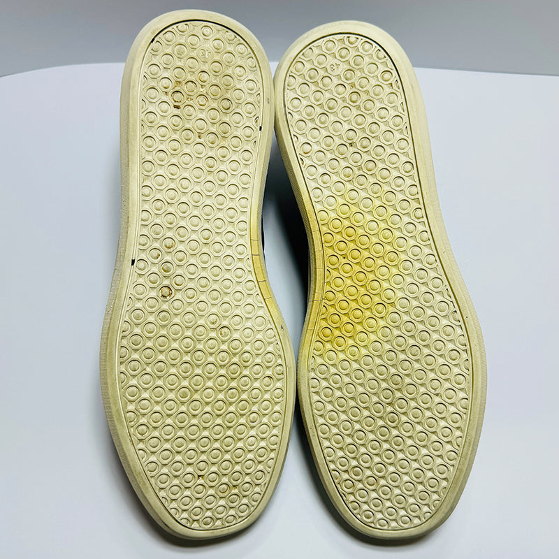 Zara Men's Slip On Black & White Shoes