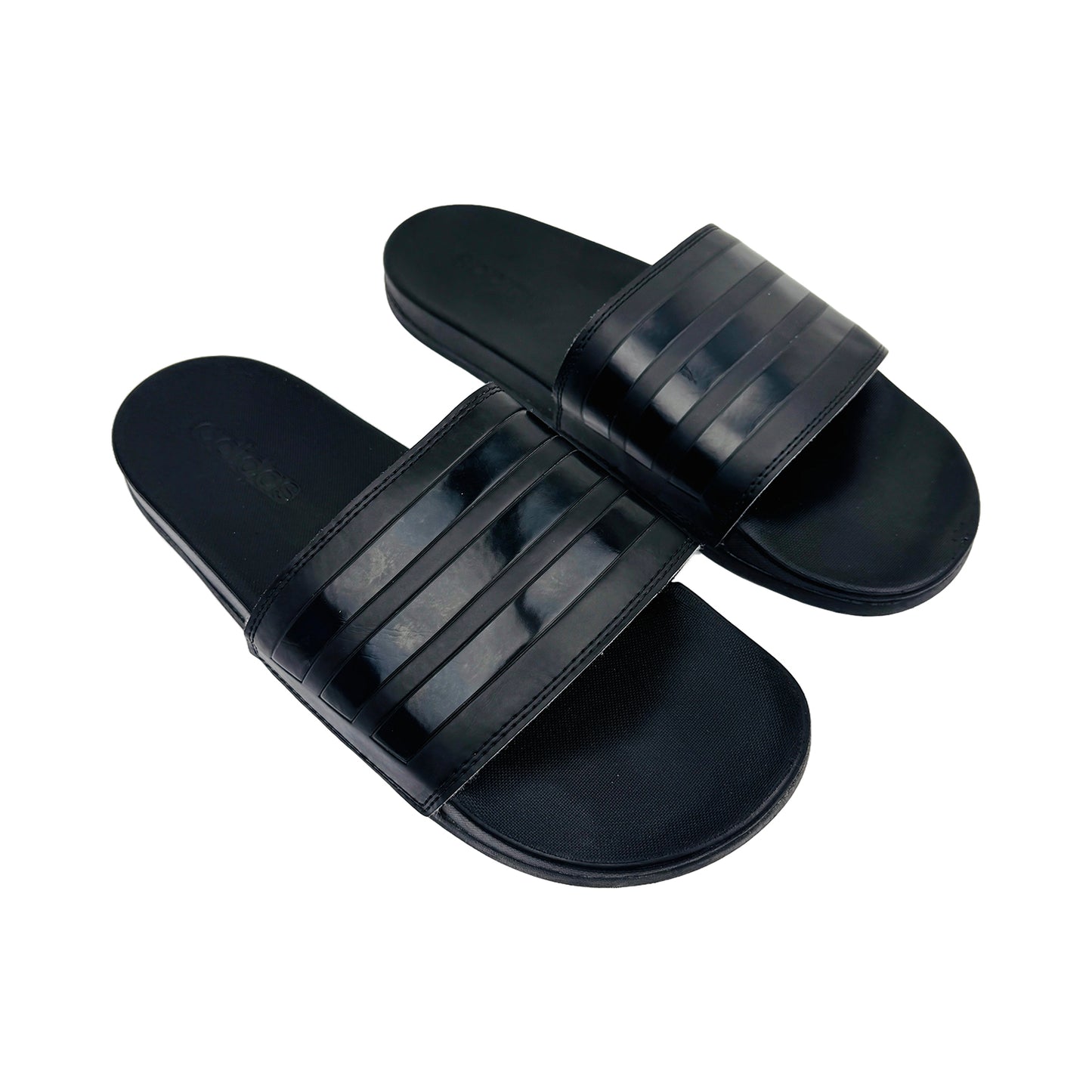 Adidas Adilette Black Comfort Slides (Size 44.5/45) - GZ5896