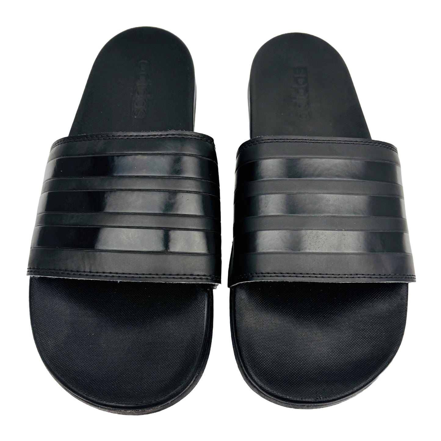 Adidas Adilette Black Comfort Slides (Size 44.5/45) - GZ5896