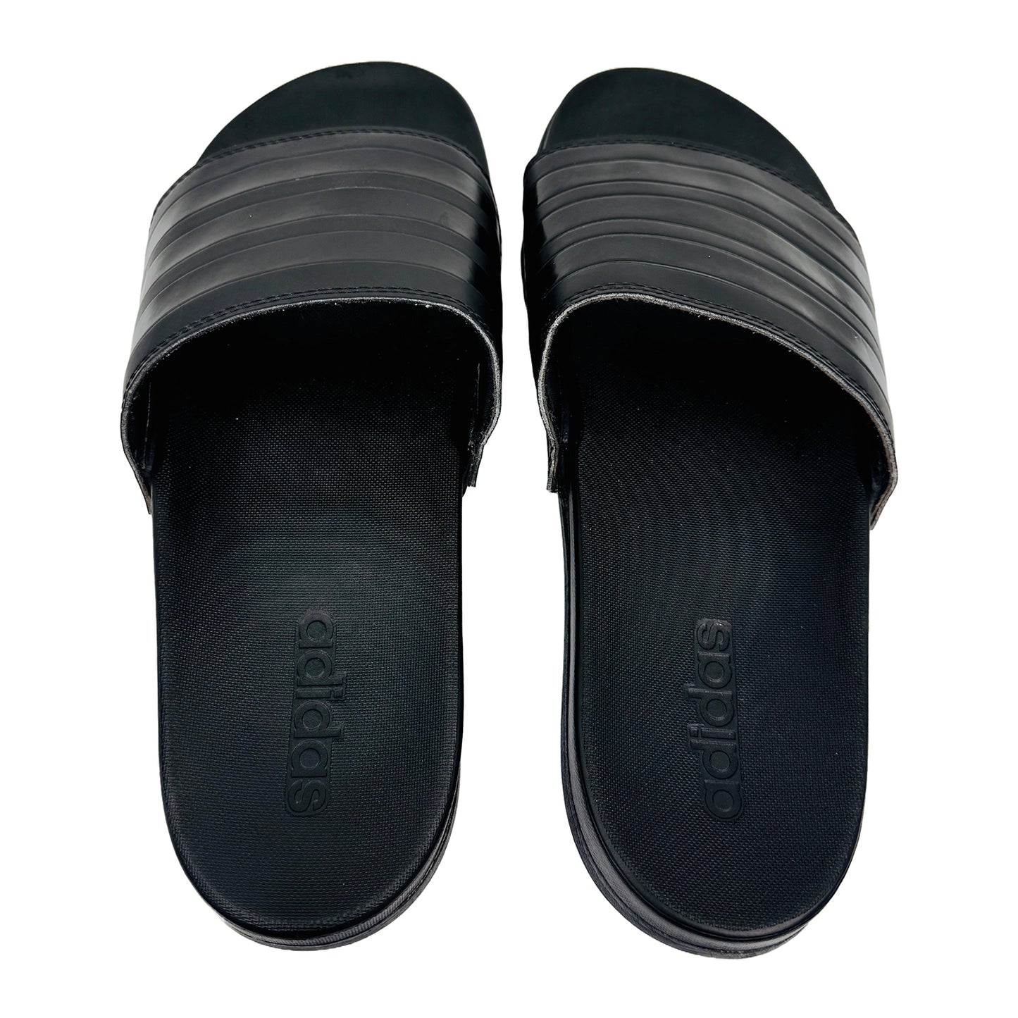 Adidas Adilette Black Comfort Slides (Size 44.5/45) - GZ5896