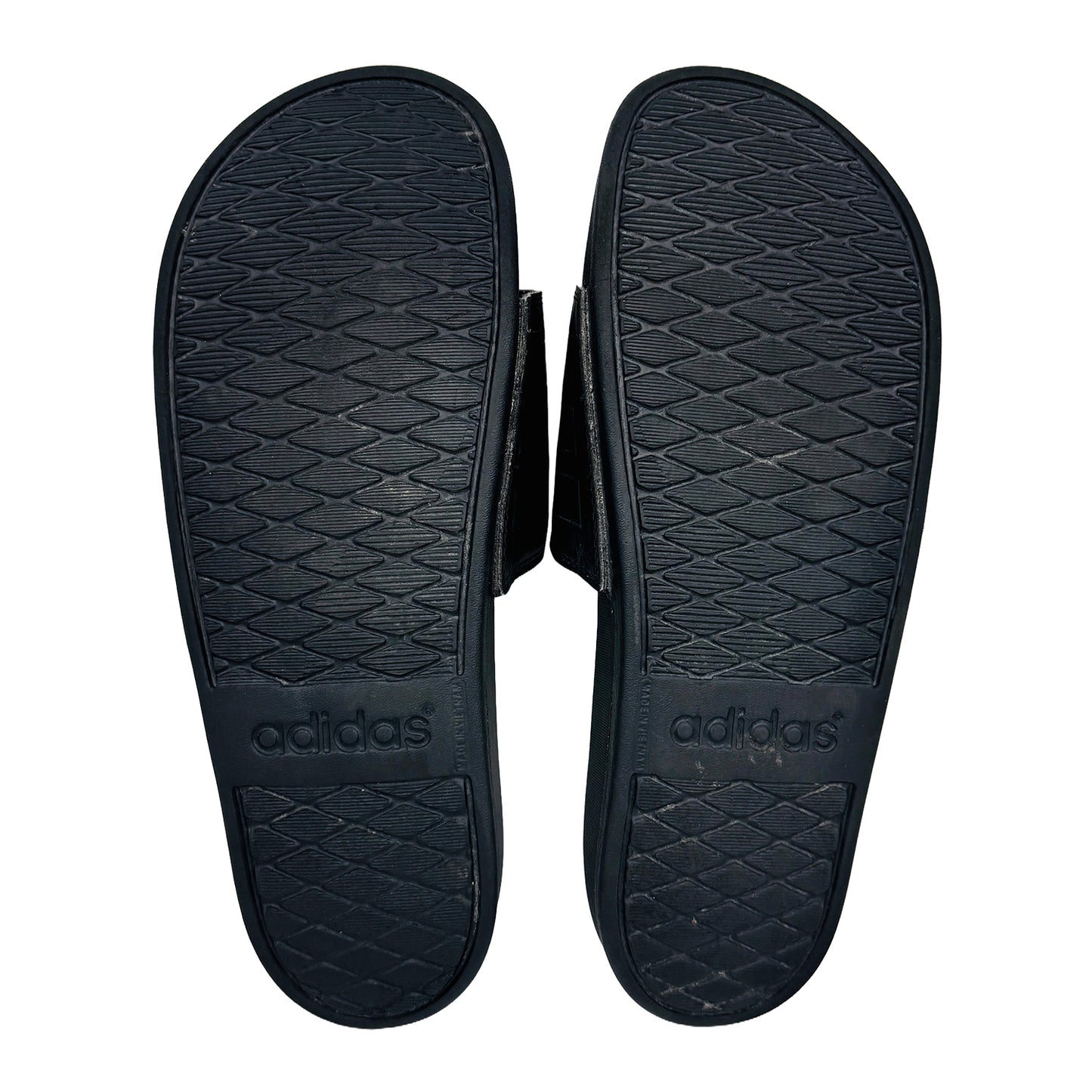Adidas Adilette Black Comfort Slides (Size 44.5/45) - GZ5896