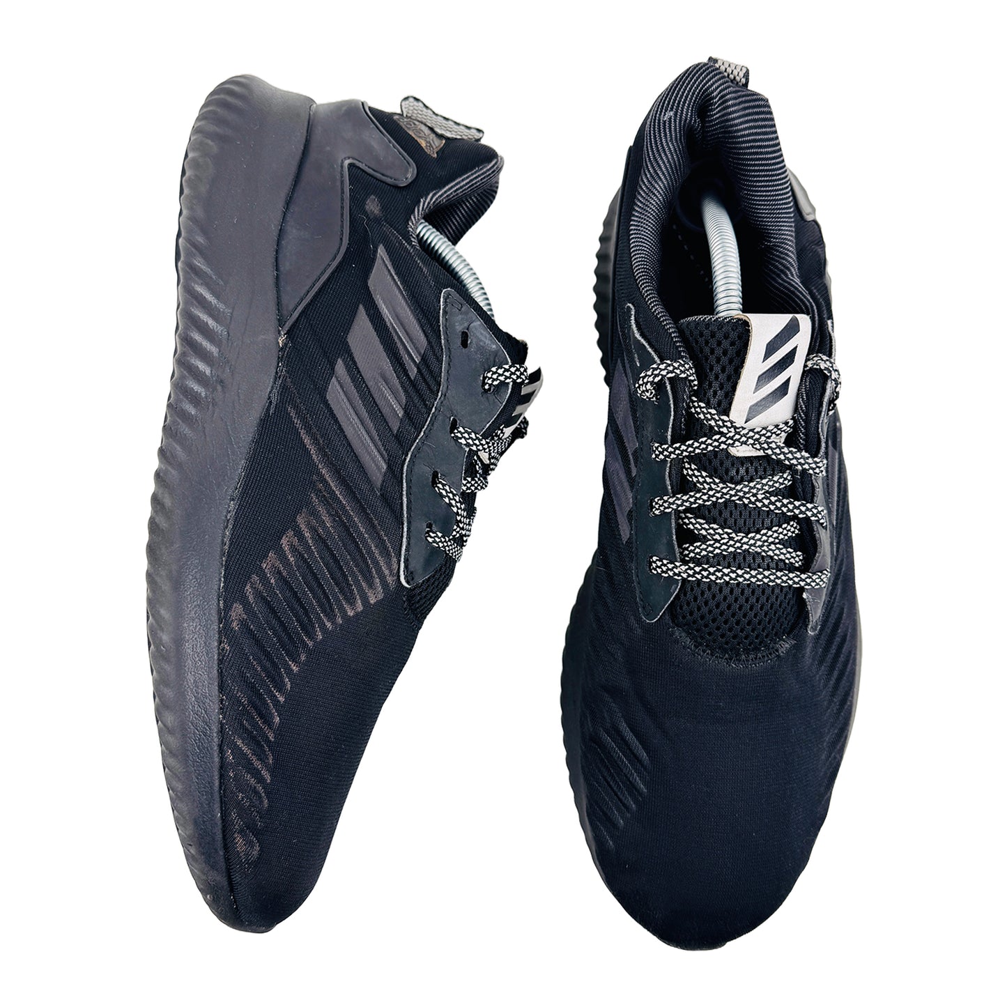 Adidas Men's Alphabounce Black Shoes (Size 46) - B42653