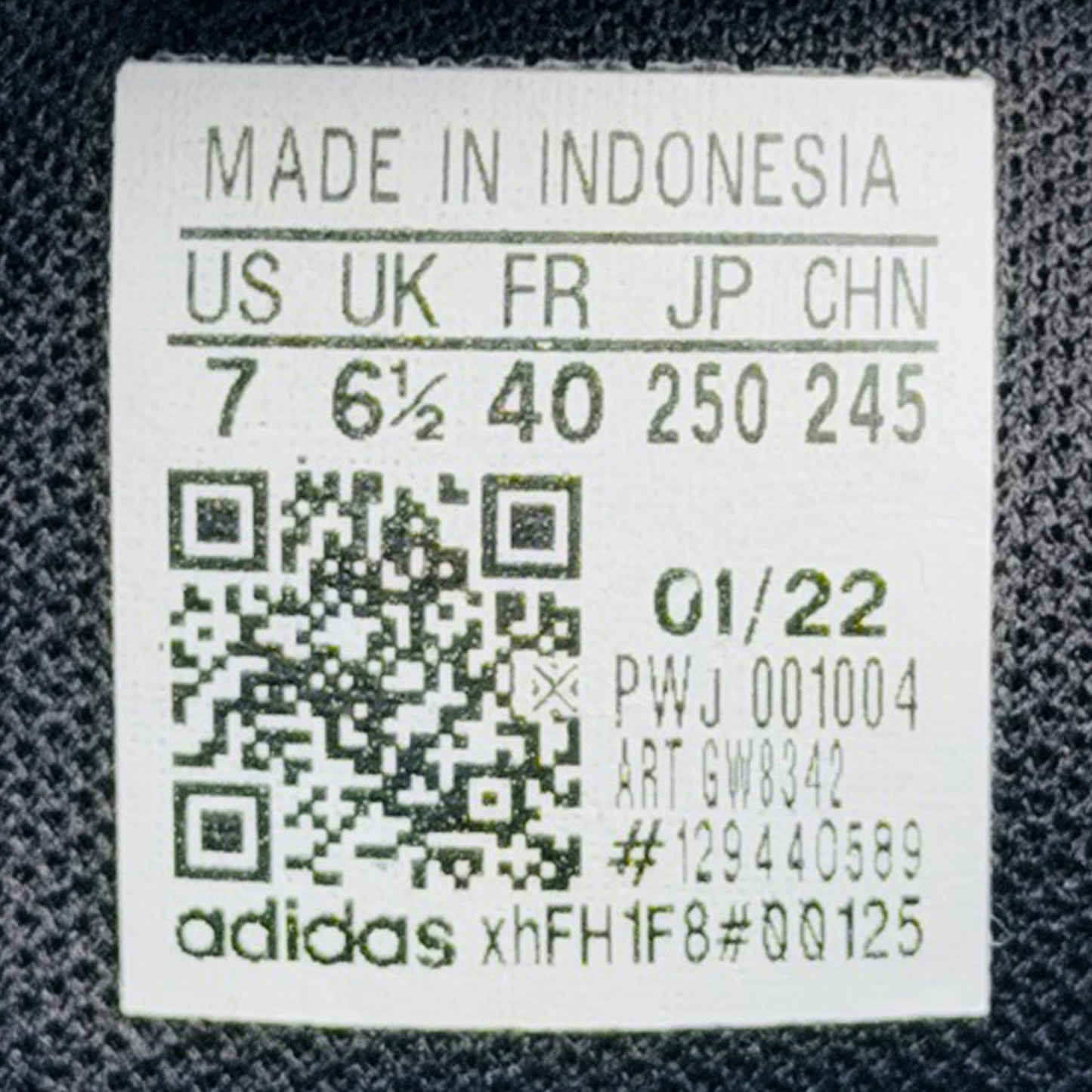 Adidas Duramo 10 Shoes (Size 40) - GW8342