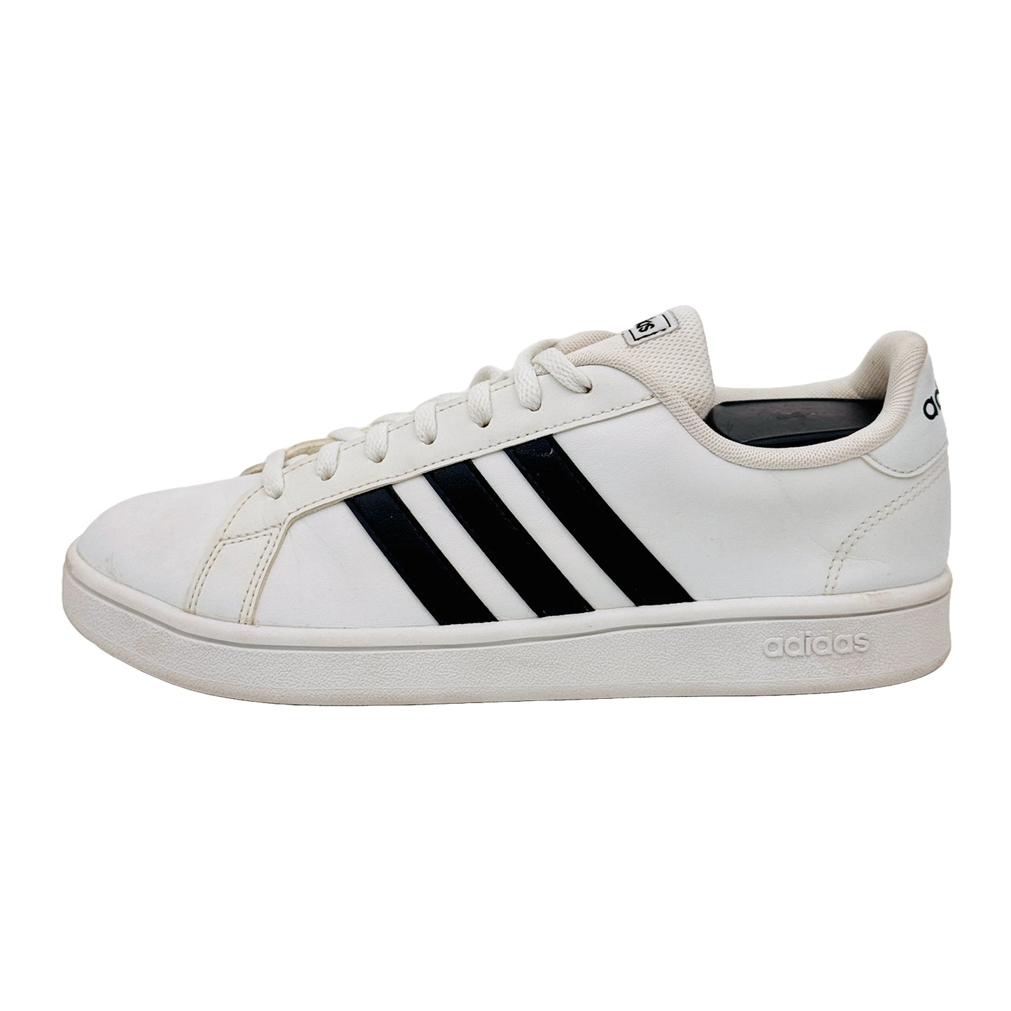 Adidas Grand Court Base White Shoes (Size 41.5) - EE7968