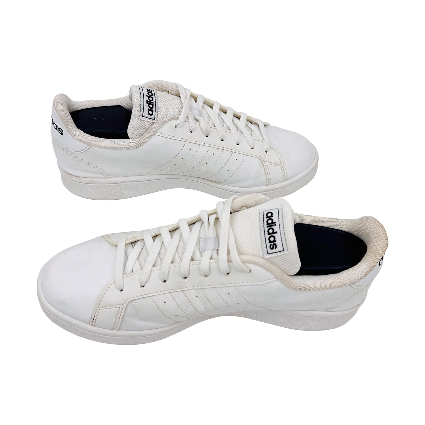 Adidas Grand Court Base White Shoes (Size 41.5) - EE7968