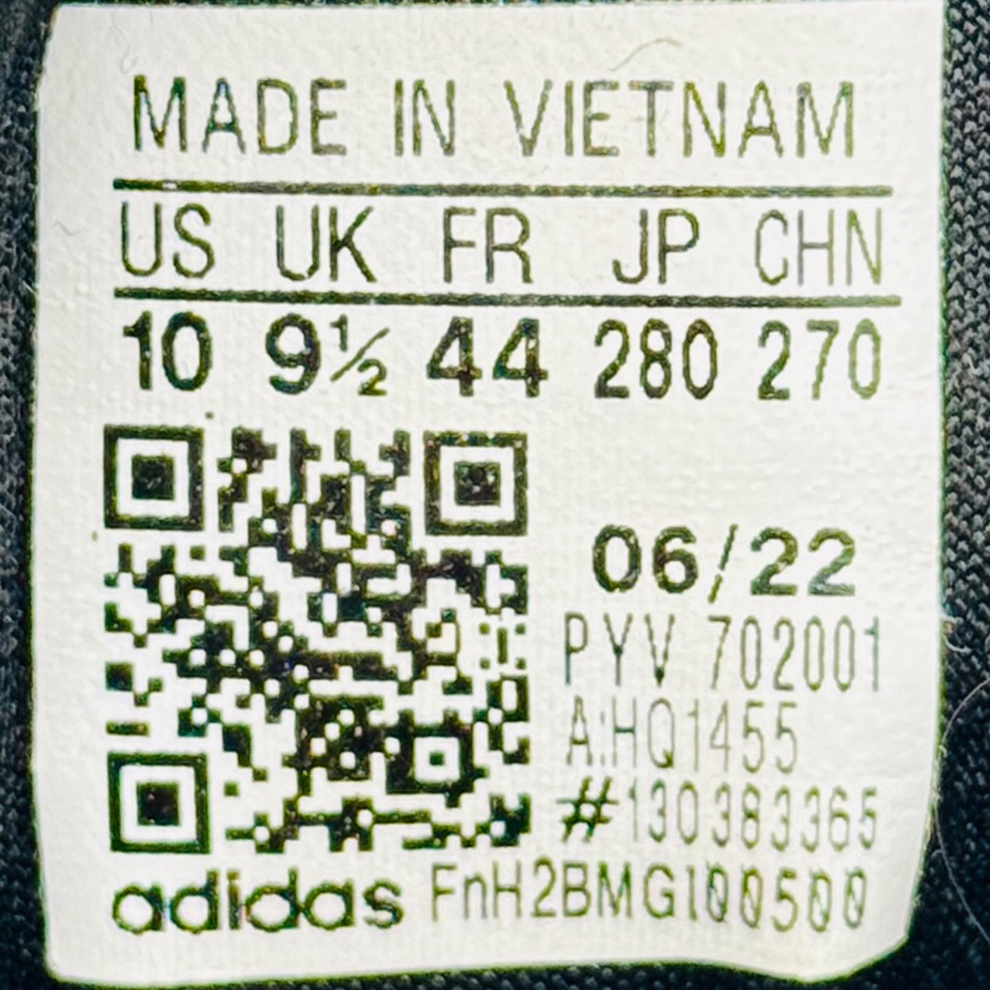 Adidas Pureboost 22 Shoes (Size 44) - HQ1455