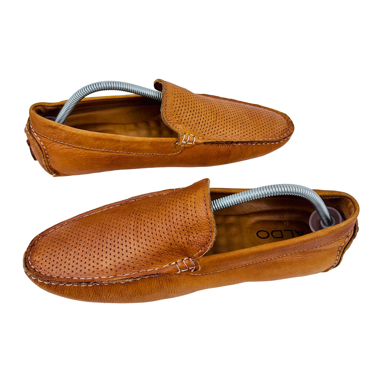 Aldo Men's Discourse Brown Loafer Shoes (Size 43/43.5)