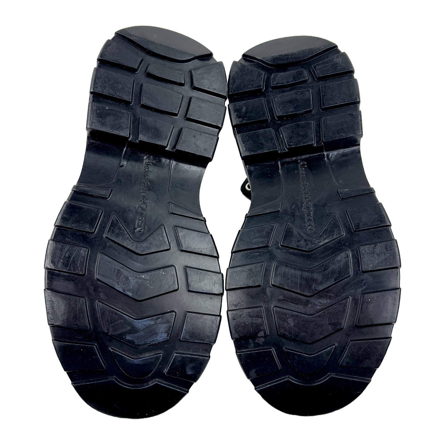 Alexander McQueen Thread Slick Black Boot Shoes (Size 40.5)