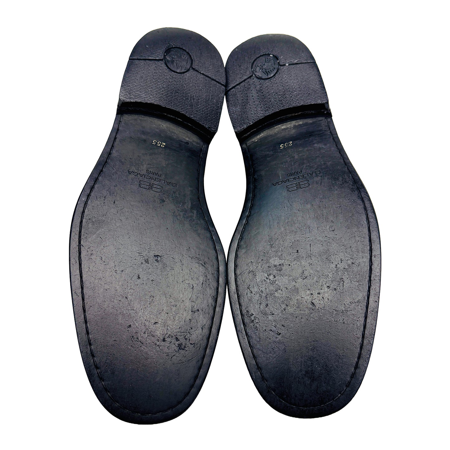 Balenciaga Men's Black Major Leather Loafer Shoes (Size 42.5)