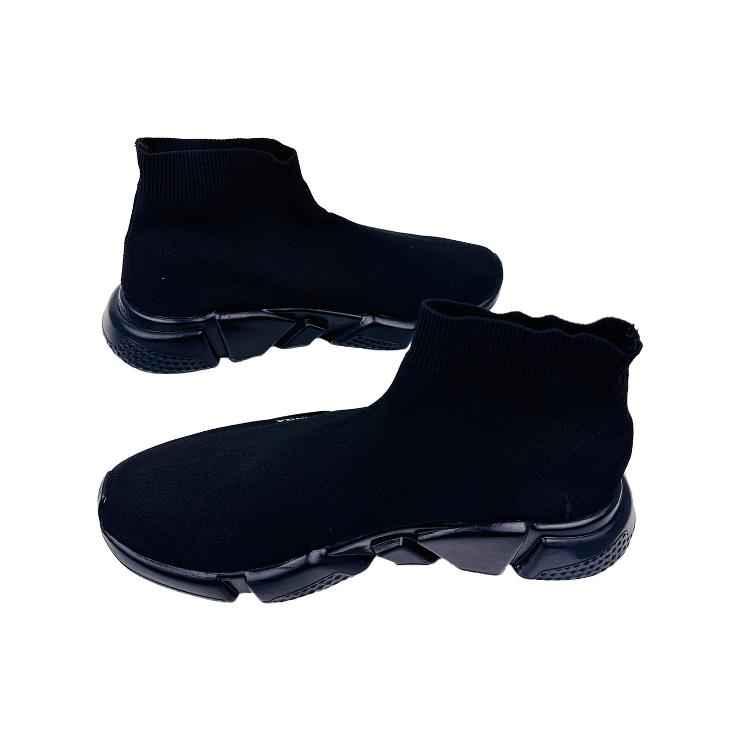 Balenciaga Men's Speed Trainer All Black Shoes (Size 43/43.5)
