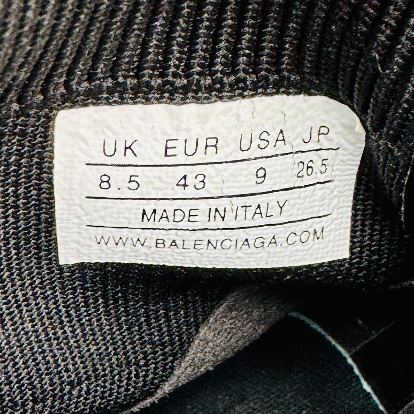 Balenciaga Speed Trainer Black Shoes (Size 42.5/43)
