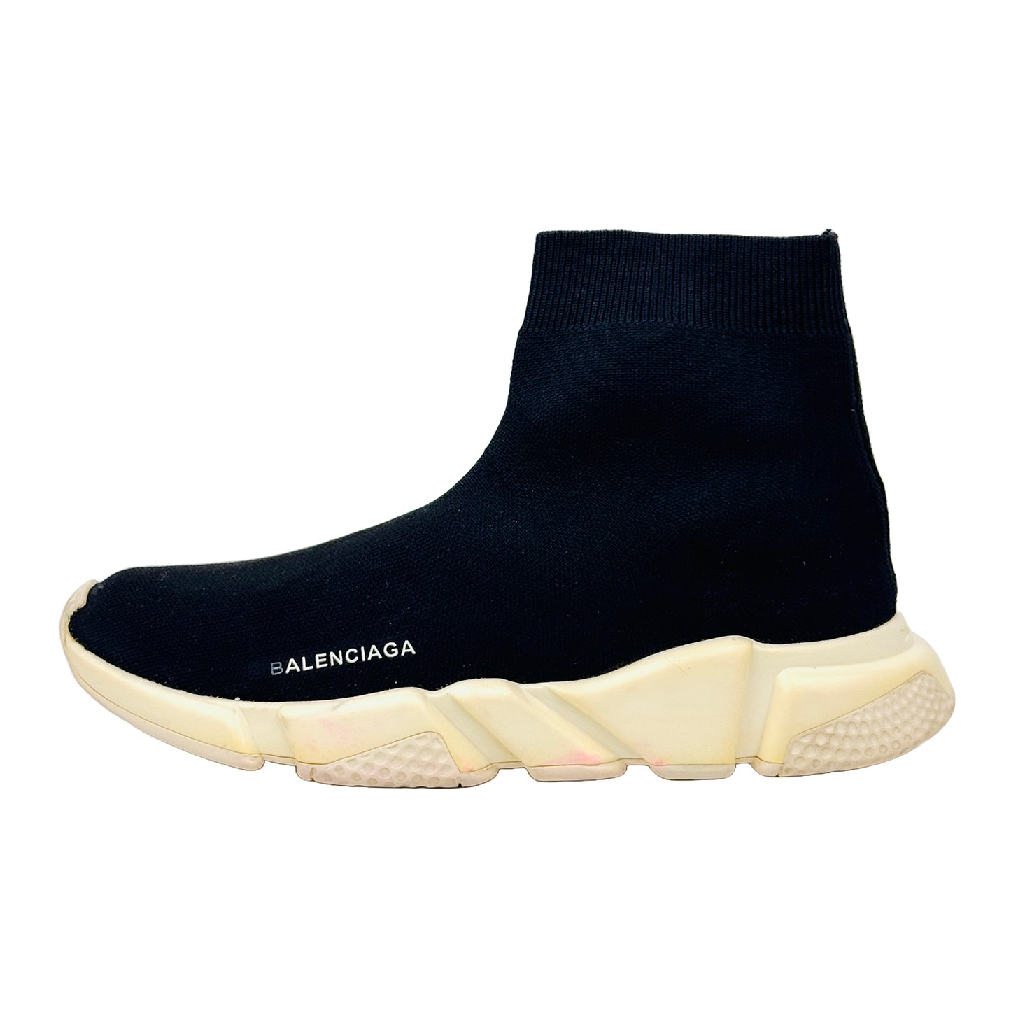Balenciaga Speed Trainers Black High Top Shoes (Size 42.5/43)