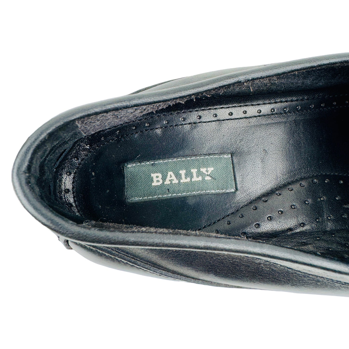 Bally Men's Black Buckle Leather Loafer Shoes (Size 42)