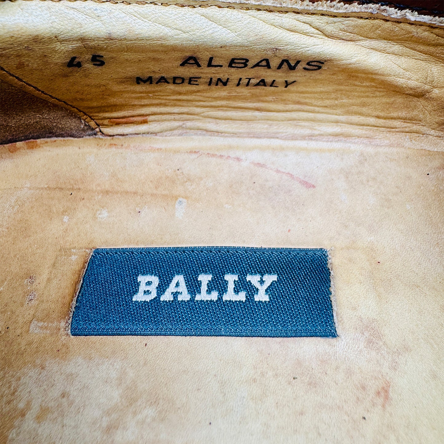 Bally Men's Leather Flat Loafer Shoes (Size 44.5/45)