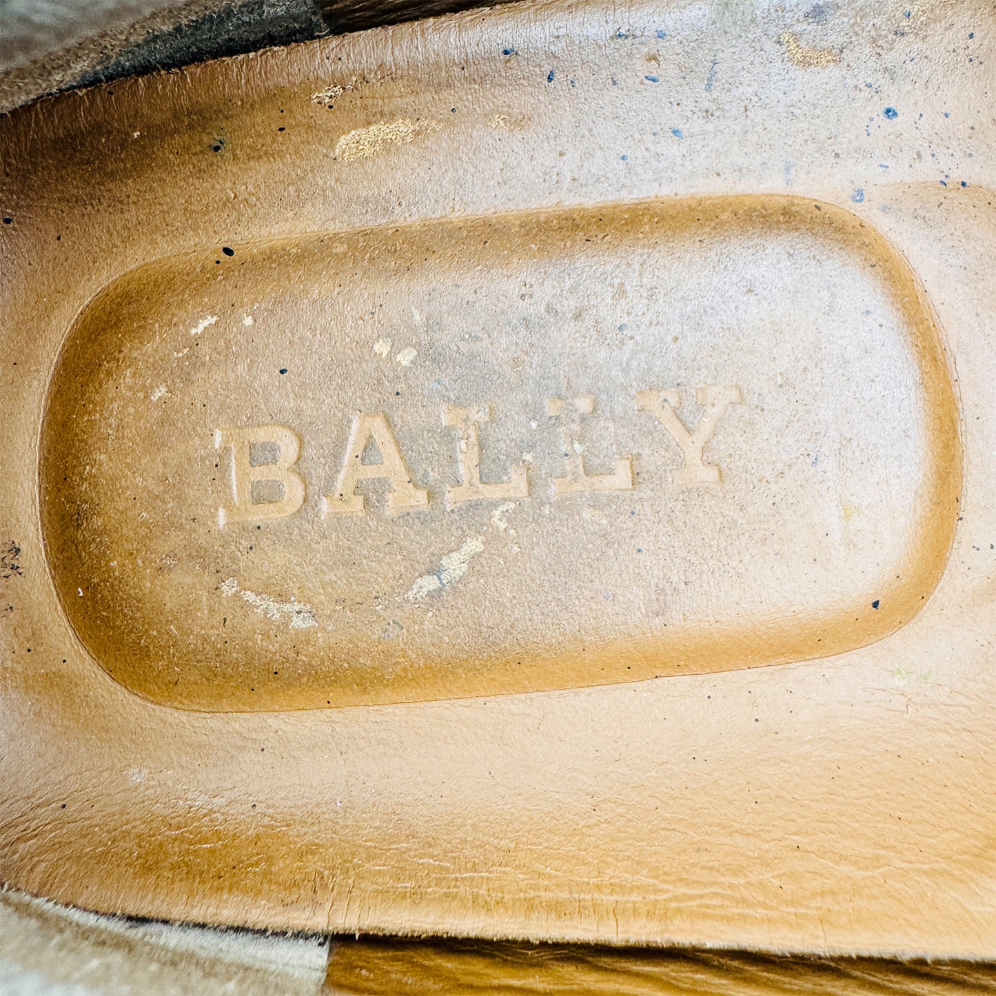 Bally Men's Logo Blue Leather Loafers (Size 44.5)