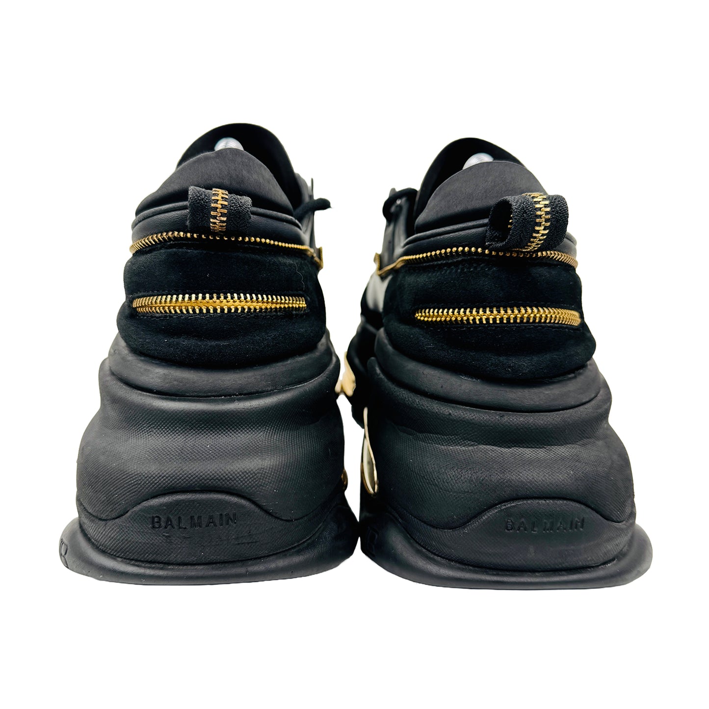 Balmain B-Bold Low-Top Black Sneaker Shoes (Size 42.5/43)