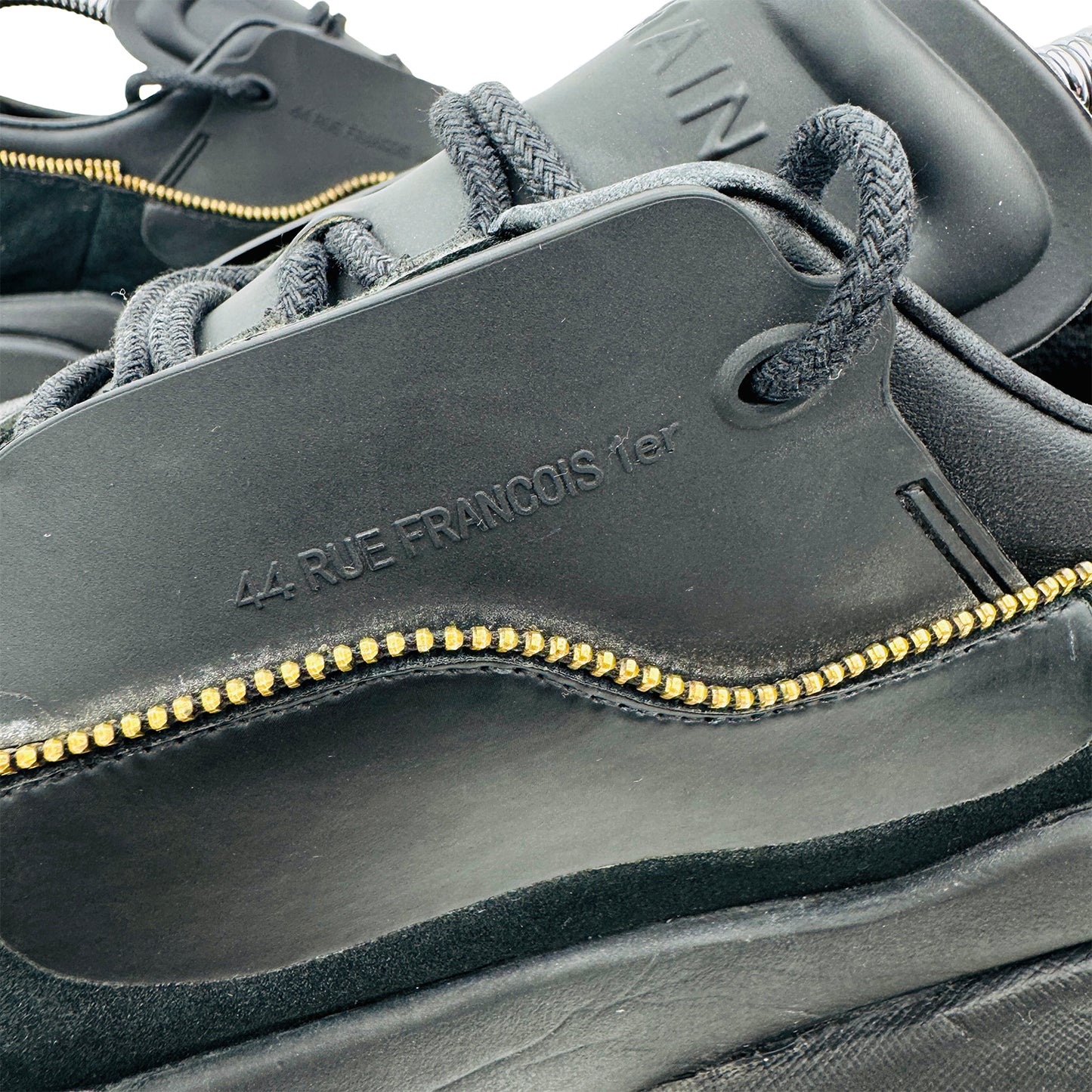 Balmain B-Bold Low-Top Black Sneaker Shoes (Size 42.5/43)