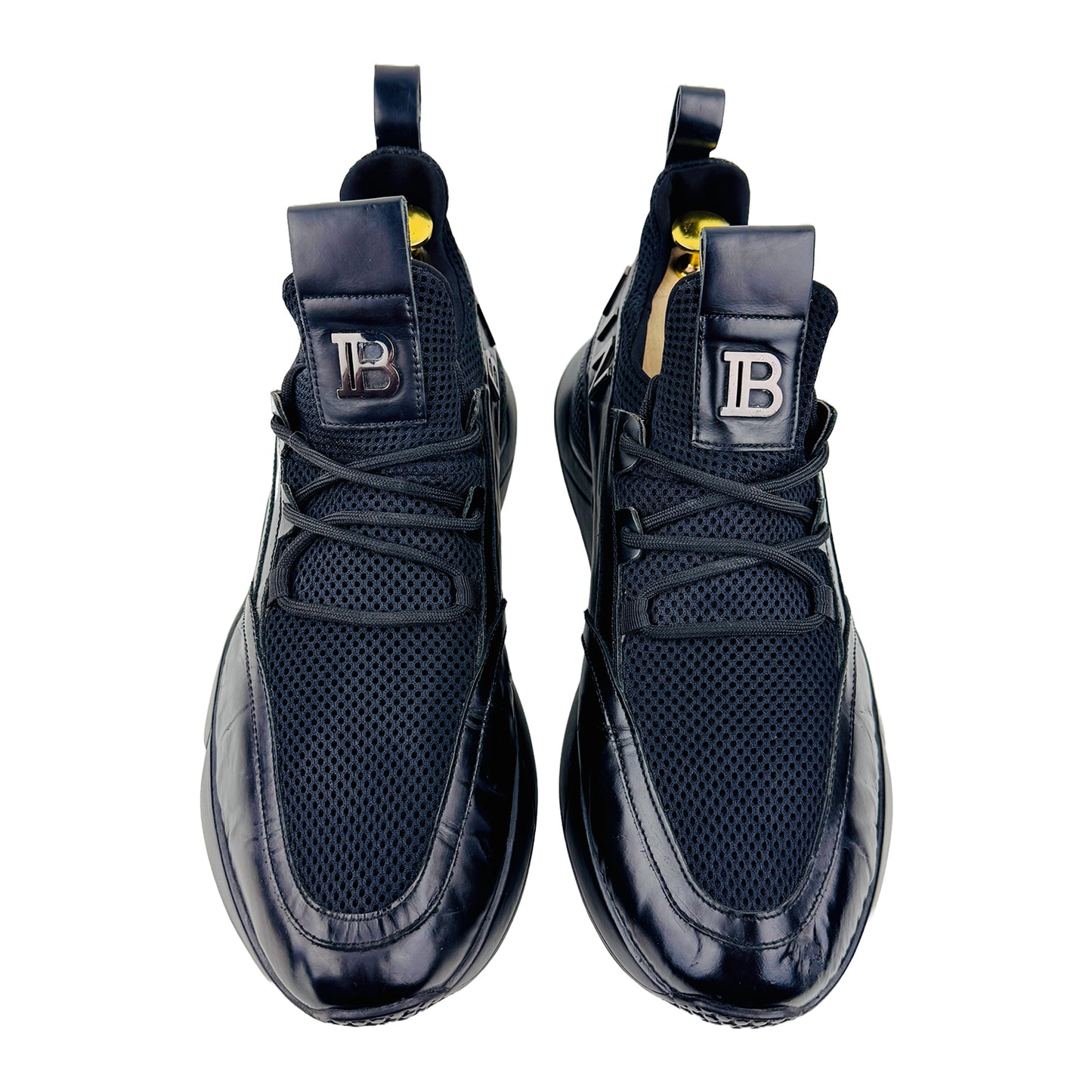Balmain Paris Men's Svart Storlek Sneaker Shoes (Size 43)