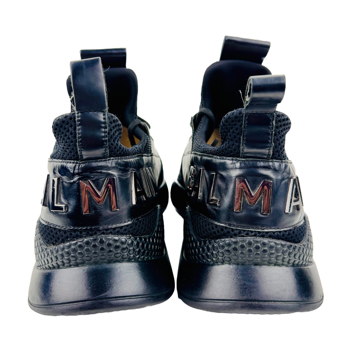 Balmain Paris Men's Svart Storlek Sneaker Shoes (Size 43)