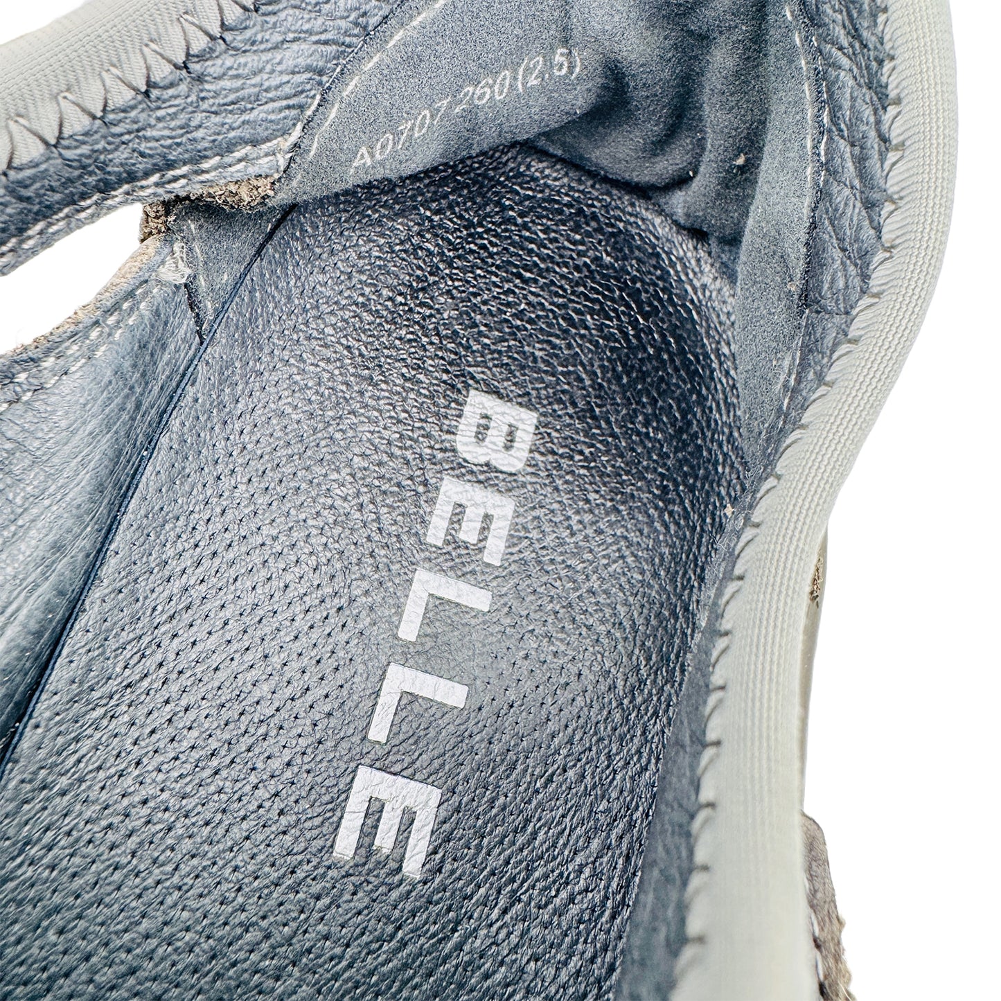 Belle Men's Gray Brown Sandals (Size 42/42.5)