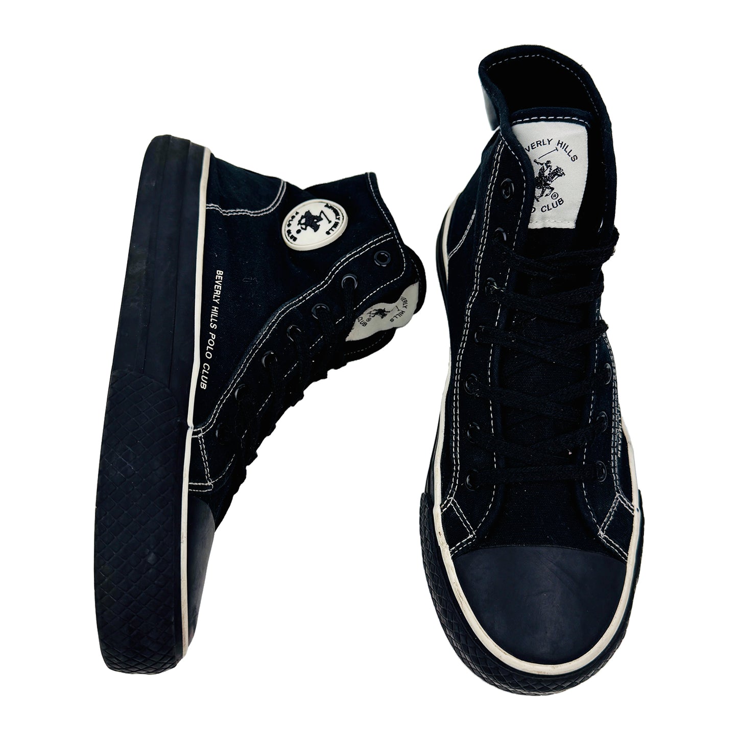Beverly Hills Polo Club Hi Top Black Shoes (Size 43) - MP40-OG31-3