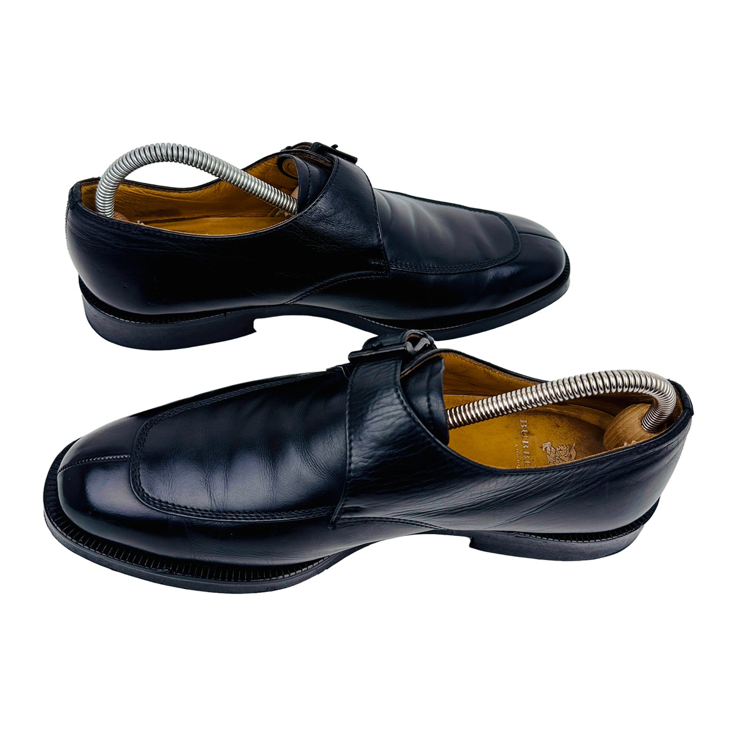 Burberry London Monk Strap Black Shoes (Size 42.5/43)