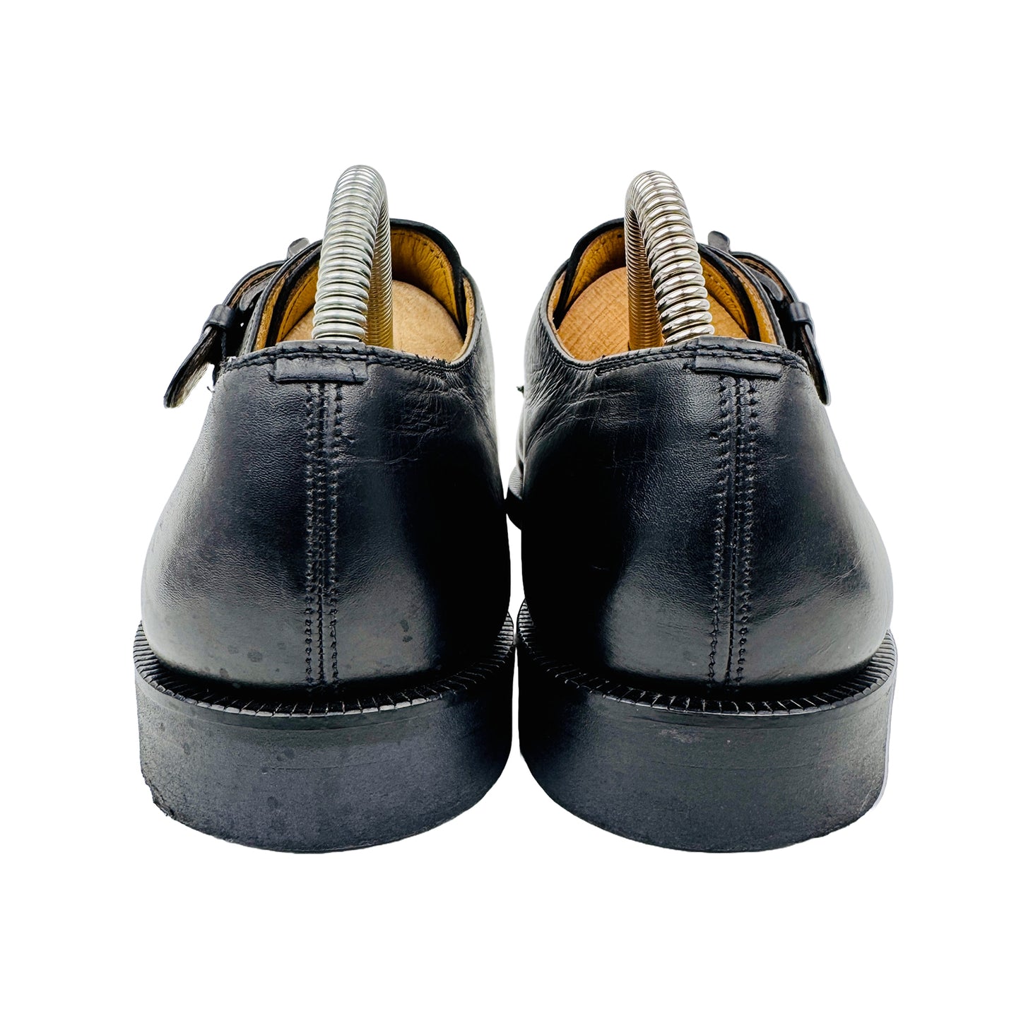 Burberry London Monk Strap Black Shoes (Size 42.5/43)