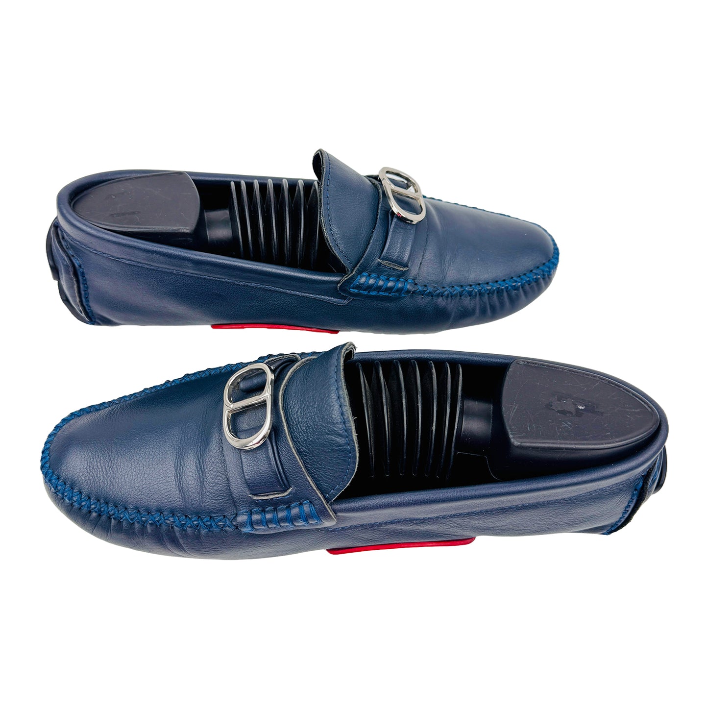 Christian Dior Men's Blue Driver Loafer Shoes (Size 41)