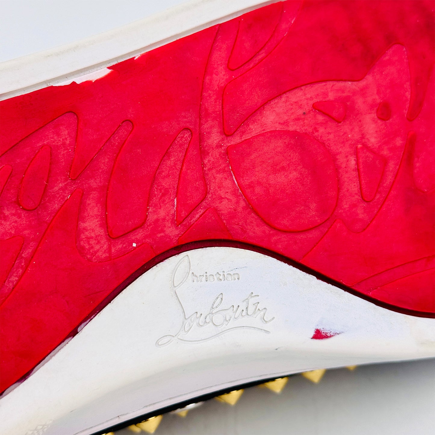 Christian Louboutin Louis Spikes High Top Shoes (Size 41.5/42)
