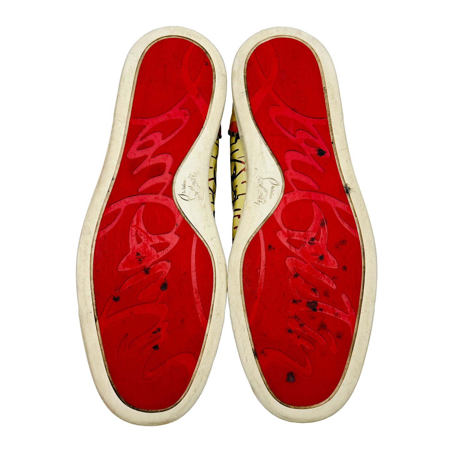Christian Louboutin Rantus Orlanto Wallgraf Graffti Hi-Top Shoes (Size 42)